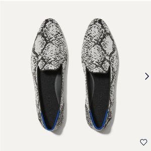 NIB Rothy’s Almond Loafer, Python print, size 10